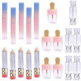 20 Pcs Lip Gloss Tubes Empty Balm Bottles Lip Balm Tubes for DIY Cosmetic Sample Containers