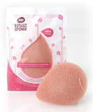 MY Konjac Sponge All Natural French Pink Clay Facial Sponge for Dehydrated or Fatigued Skin