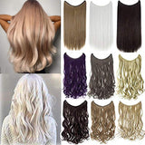 22-24 inches Invisible Wire No Clips in Synthetic Hair Extensions Secret Fish Line Hairpiece