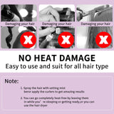 Hair Curlers Spiral Curls No Heat Wave Hair Curlers Styling Kit Spiral Hair Curlers Magic Hair Rollers with 1 Styling Hooks for Short/Medium/Long Hair (Upgrade 28 Pcs 55cm)