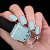 ILNP Starling - Pale Turquoise Speckled Nail Polish, 7-Free, Non-Toxic, Vegan, Cruelty Free, 12ml