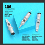 Solong Tattoo Cartridges Needles 20PCS (1007RM) #10 Bugpin Disposable with Membrane for Tattoo Artists Curved Magnum Shader M-Taper Closed Tips EN02D-20-CF1007RM