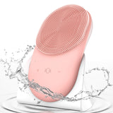 Facial Cleansing Brush, CrazyFire Sonic Waterproof Cleansing Brush(8 Adjustable Speeds) Effectively Cleans and Exfoliates, Soft Silicone Heated Massage Helps Open pores&Import Essence, Relieve Fatigue