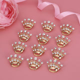 ULTNICE 12pcs Tiara Crown Brooch Pin Wedding Party Pageant Brooch