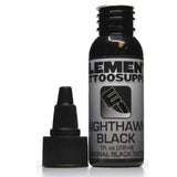 Element Tattoo Supply Black White Tattoo Ink Lining Shading Outlines Highlight 1oz Bottle