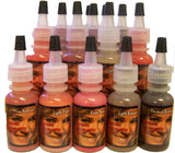 Custom Cosmetic Colors Permanent Makeup Pigment Tattoo Ink Price Per 1-1/2oz Bottle - Coral