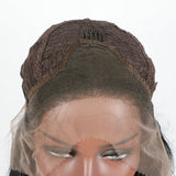 20" Box Braided Lace Front Wigs Drag Queen Full Braid with Natural Hairline Half Hand-made Synthetic Glueless Braided Wigs for Black Women Daily Wear