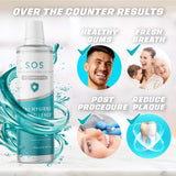 BRIOTECH Super Oxidizing Saline (SOS), All Natural Professional Grade Pure HOCl Gentle Oral Hygiene Mouthwash, Fight Bad Breath caused by Germs and Plaque, Alcohol Free and pH balanced.