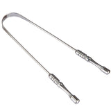 Tongue Scraper ~ Stocking Stuffer ~ Stainless Steel Tongue Cleaner ~ for Bad Breath and Gum Disease ~ Dentist Designed ~ 83 Page eBook Included