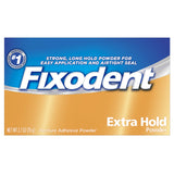 Fixodent Denture Adhesive Powder Extra Hold 2.70 oz (Pack of 2)