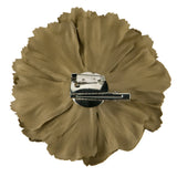 Multi Petal Flower with Pin and Clip - Taupe OSFM