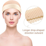 16 Pieces Silicone Wig Grips Band Set Includes 6 Pieces Sweatproof Wig Headband 8 Pieces Stretchy Wig Caps Stocking Caps for Wig and 2 Pieces Hair Edge Brush Dual Edge Brush and Comb