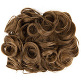 Messy Curly Hair Bun Extensions Updo Hairpiece Chignons Easy Stretch Hair Combs Clip in Ponytail Extensions