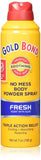 Gold Bond No Mess Spray Powder, Fresh Scent with Aloe, 7 Ounce, Pack of 2