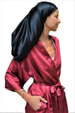 100% Mulberry Silk Hair Wrap 40 momme 3 sizes to choose from, 15", 18", or 25"XLong Luxury Sleep Bonnet Cap for Natural Hair & Long Braids by Scarlett Rain (XLong)