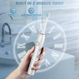 Sonic Toothbrush,Electric Toothbrushes for Adults, Rechargeable Whitening Toothbrush for 60 Day Use,8 Dupont Brush Heads,5 Modes , 2 Minutes Smart Timer ,Waterproof Powerful Electric Toothbrushes