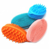 Silicone Body Brush Shower Bath Soft Shampoo Head Scalp Body Massager for Cellulite Treatment & Skin Exfoliation - Random colors (Multi)