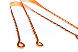 Wonder Care – Copper Tongue Cleaner Couples Pack | Perfect Surgical Tongue Scraper | Copper zig zag + Twister Cleaner | Tongue Cleaner Scraper for Adult | Ayurvedic Combo Pack Tongue Cleaner Scraper
