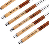 A&K LYDIA Acrylic Nail Brush Crimped for acrylic application Manicure crystal Powder Pedicure-2pcs Pure 100% Konlisky Sable hair Acrylic Nail Detail and Nail Art Liner Brush Wooden handle (Size #12)