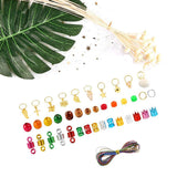 Kyerivs Hair Braid Accessories with Hair Aluminum Dreadlocks Beads Cuffs and Jewelry Rings Decorations Pendants, Hair Clips, Wood Beads, Pony Beads, Metallic Cord For Girls Boys Hair Decoration