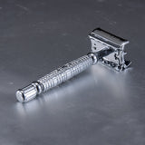 VIKINGS BLADE The Vulcan Long Handle Double Edge Safety Razor (Neutrally Aggressive)