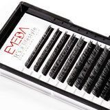 3 Packs Real Mink Lash Extensions Individual C Curl Mink Eyelash 12mm 14mm Single Length and 8-14 Mixed Length Extension Each one Pack(C Curl)