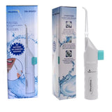 iHealthia Portable Water Flosser Manual Oral Irrigator With Nasal Wash Function