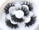 Lashes 25mm Mink Lashes Long Dramatic Full Volume Real 3D Mink False Eyelashes BEFACL