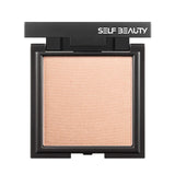 Compact Powder Highlighter - SELF BEAUTY Aurora Illuminating Long Lasting Brightness Natural Face & Body Glow Healthy Skin Tone 7g/0.25oz No.01 Milkyway
