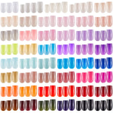 960 Pieces 47 Sets Medium Square Press on Nails Fingernails Glossy False Nail Artificial Fake Nail Full Cover Colorful Acrylic Nail Tip Kit for Women and Girls (Glossy Color)