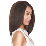 Zury SiS Synthetic Pre-Tweezed Part Swiss Lace Front Wig - H CHIA 14" (4 Medium Brown)