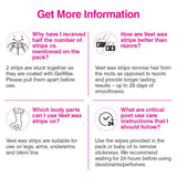 Veet Full Body Waxing Kit for Normal Skin, 20 strips