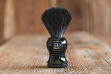 Purely Vegan Black Fiber Wet Shaving Brush – Bib & Tucker, Shave Care for Men