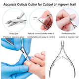 Thick Toenail Clippers, Mens Nail Clippers for Large Big Thick Nail and Toenail Senior Nail Clippers with Easy Grip Rubber Handle for Podiatrist/Ingrown/Seniors/Professional (Gift Box) (Black)