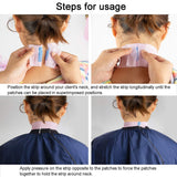 Alileader Disposable Barber Paper Neck Strips for Salon Haircut Styling 500 Strips Professional Stretchy Paper Neck Band for Spa Massage Makeup（Pink,5 Rolls)