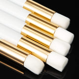 30 Pieces Lash Brush Lash Shampoo Brush Eyelash Extension Cleaning Brush Nose Brushes Cleaner Lash Cleansing Brush Cleanser Washing Peel Off Blackhead with 4 Eyelash Brushes (White)