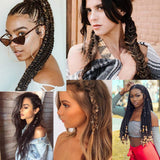 200 Pieces Deadlocks Beads Hair Jewelry Decoration Accessories Metal Hair Cuffs Gold Silver Aluminum Hair Coil Wooden Beads and 200 M Metallic Cord for Braiding Hair Pendant Charms