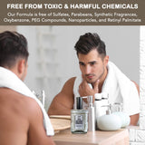 Premium After Shave by Scapicchio – After Shave & Anti Aging Serum for Sensitive Skin Care with Hyaluronic Acid, Tea Tree Oil, and Turmeric to help Moisturize, Soothe & Condition Skin - 3.4oz