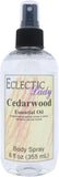 Cedarwood Essential Oil Body Spray, 8 ounces
