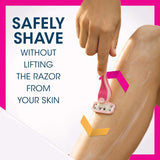 Schick Intuition F.a.b. Razor for Women with 1 Handle and 3 Razor Blade Refills