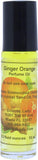 Ginger Orange Perfume Oil, Small - Organic Jojoba Oil, Roll On, 0.3 oz