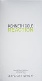 Kenneth Cole Reaction Eau de Toilette Spray for Men, 3.4 Fl Oz