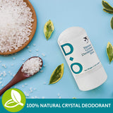 D-O 100% Natural, Crystal Deodorant Stick - Mini Travel Size, 2.125 Oz, No Aluminum Chlorohydrate, Parabens, Propyls, or Other Chemicals (6 Pack)