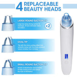 CHARMINER Blackhead Remover Pore Vacuum, Blackhead Extractor Tool, Pore Sucker for Face with USB Rechargeable for Facial Skin (Blue)