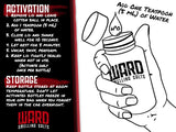 Ward Smelling Salts - Bottled Insanity - Insanely Strong Ammonia Inhalant for Athletes | Smelling Salt for Athletes - Powerlifting Hockey Football Weight Lifting and More | Insane Smelling Salt