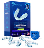 Dentance Professional Dental Guards – Set of 4 Made In USA - Custom Fit - BPA Free - Perfect Dental Guards for Teeth Grinding and Sport Athletes - Regular and Heavy Duty protection - Teeth Whitening