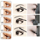 2 Sets (4 Tubes)/4 Sets (8 Tubes) Gel & Fiber) Mascara Set,brush on False Eyelashes