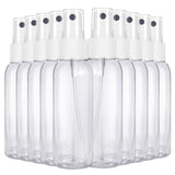 10 Pack Clear Plastic Spray Bottles with Fine Mist Sprayer.Refillable & Reusable Bottles for Essential Oils,Perfumes,Cleaning Products, (60ml (2oz)10 Bottles)