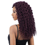 FreeTress Synthetic Hair Crochet Braids 2X Soft Faux Loc Curly 12" (6-Pack, 4)