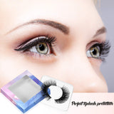 100 Piece Paper Eyelash Packaging Box Lashes Boxes Packaging, 50 Piece Empty Eyelash Boxes Lash Box, 50 Piece Empty Eyelash Boxes Tray False Eyelashes Storage Box Packing Box Lid Tray (Blue Pink)